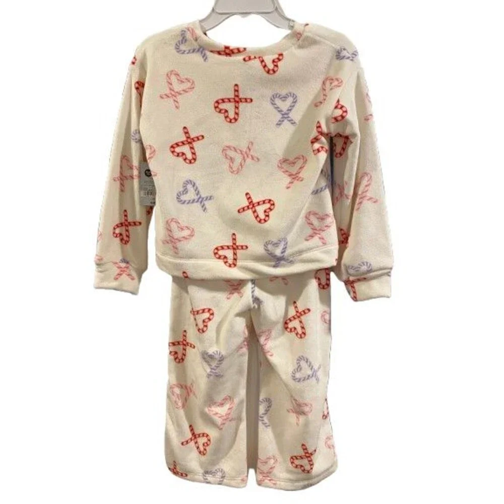 Toddler 2T Velour 2 piece Set Long Sleeve Shirt & Pants Okie Dokie NWT